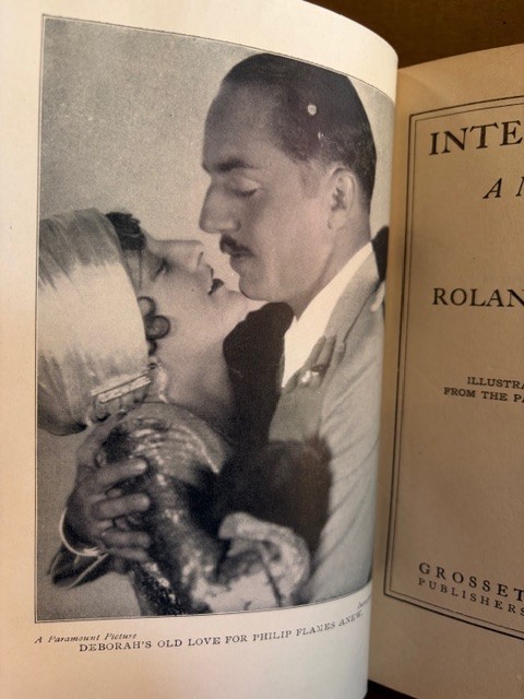 Interference by Roland Pertwee. Grosset & Dunlap Photoplay in dust jacket