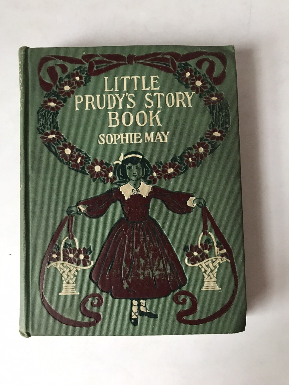 1920s Little Prudy’s Story Book by Sophie May Illustrated Covers Cute Antique Bk