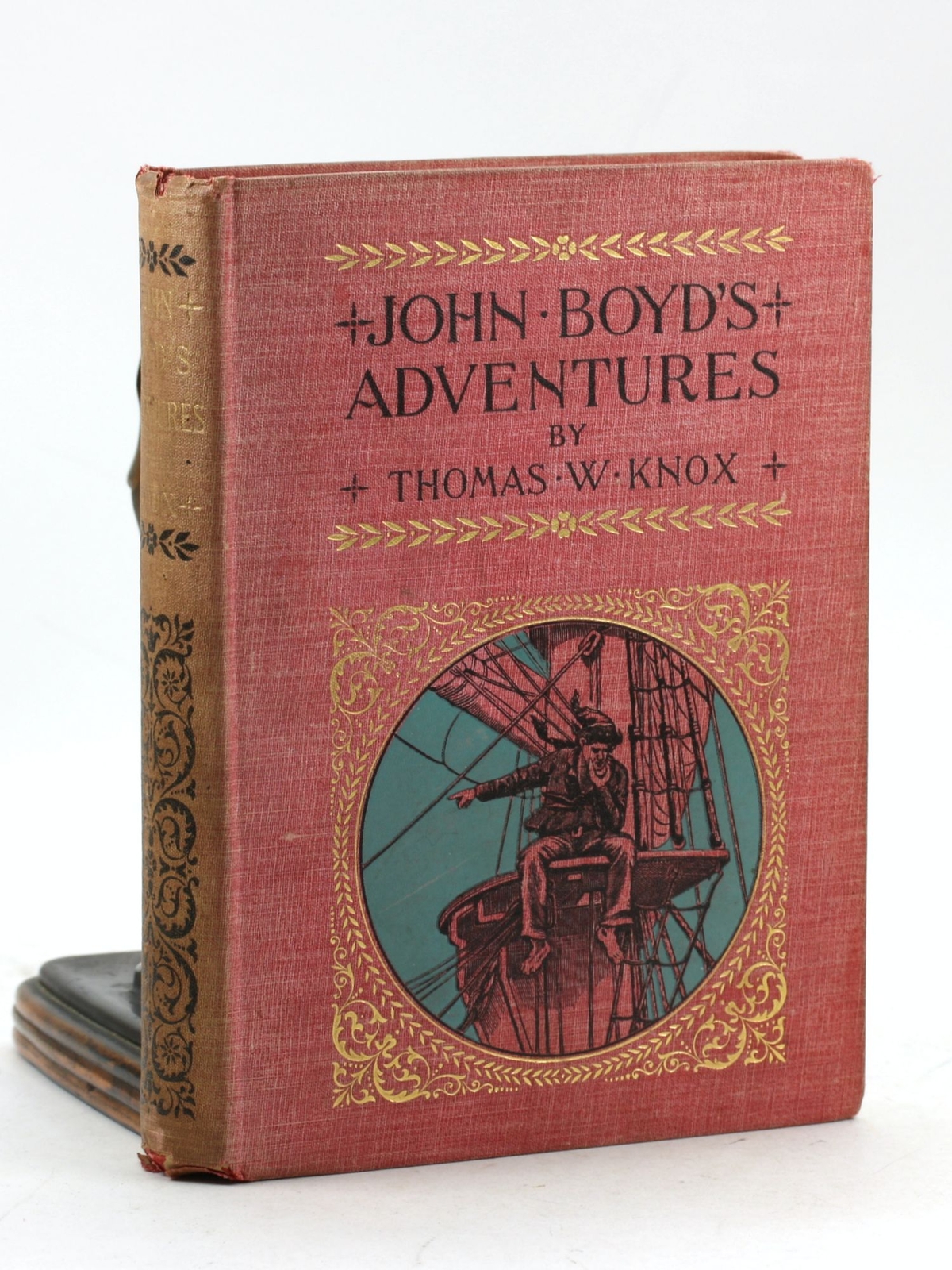 Thomas W Knox / George S Patton’s Copy JOHN BOYD’S ADVENTURES Signed 1st ed 1893