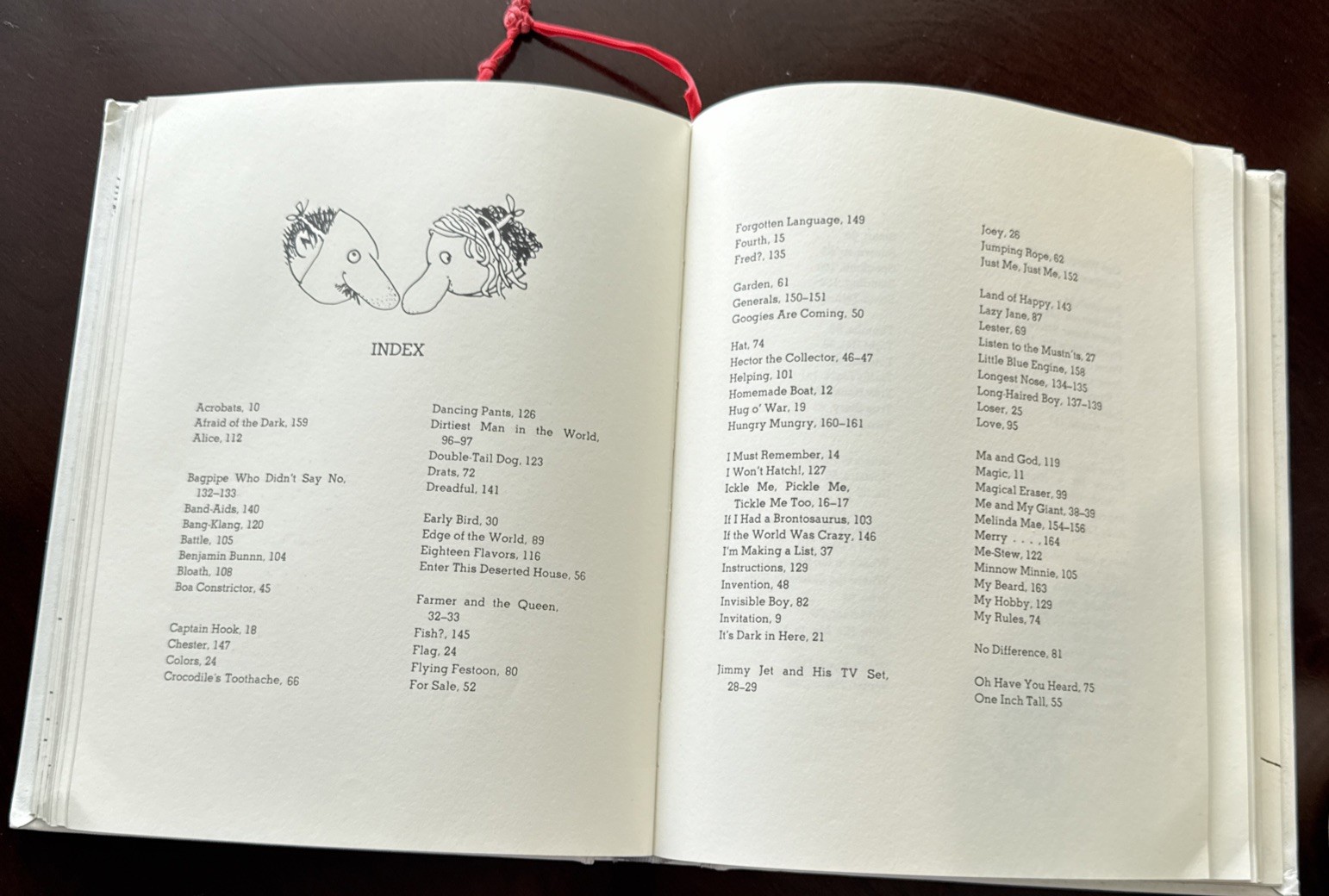 Where the Sidewalk Ends & Every Thing On It – Shel Silverstein Leather Bound HC