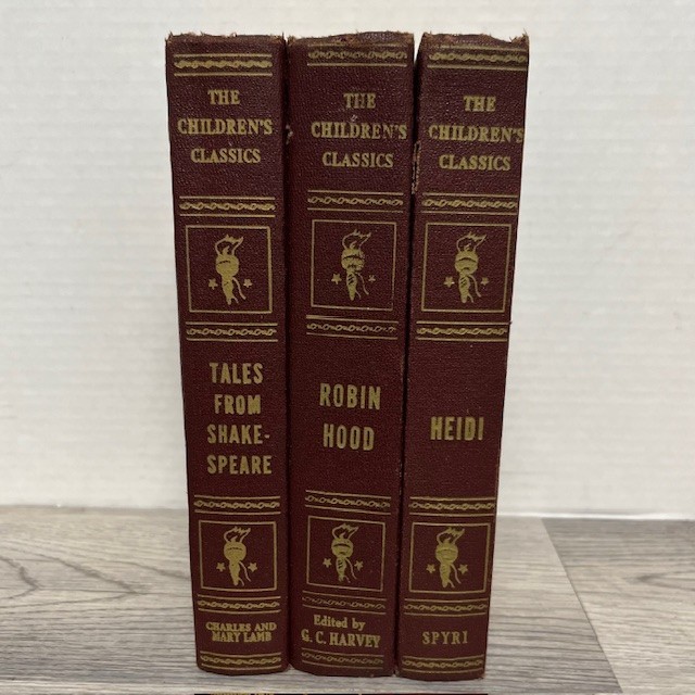 Vintage Lot Of 3 The Children’s Classics John C. Winston Company 1923