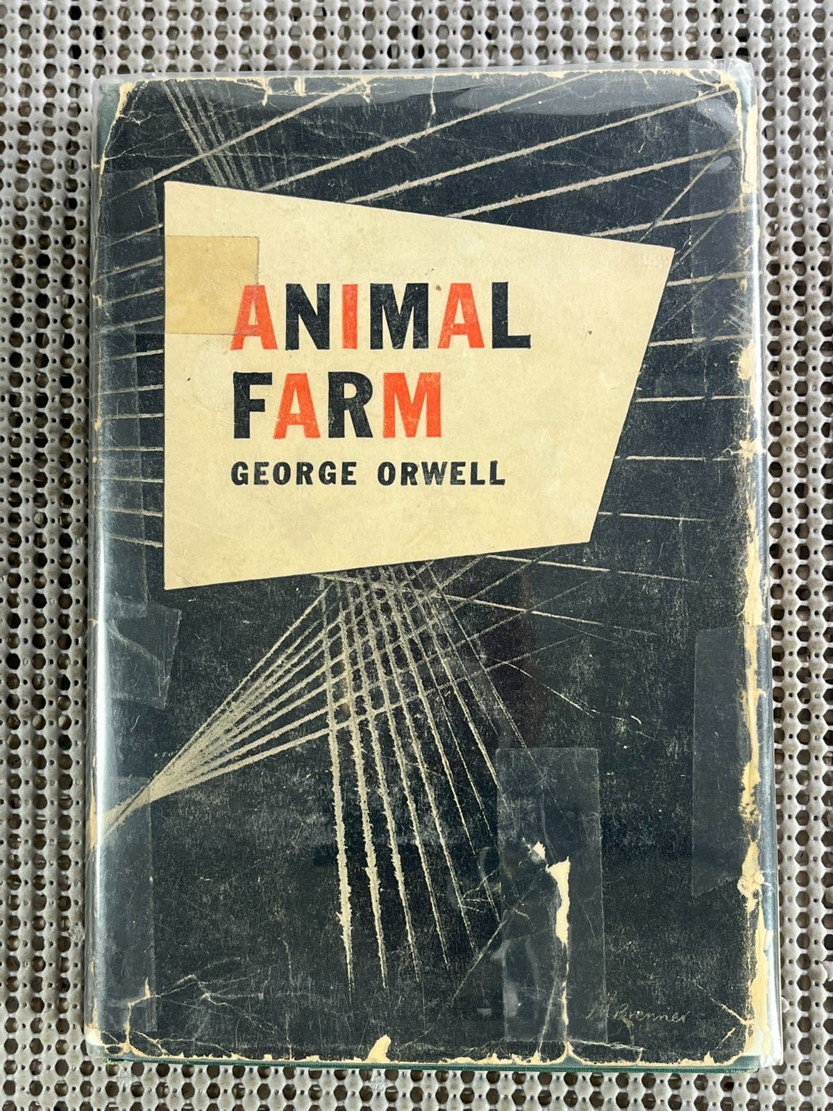 Political Satire & Allegory ~ Animal Farm ~ George Orwell ~ 1946 US HC DJ