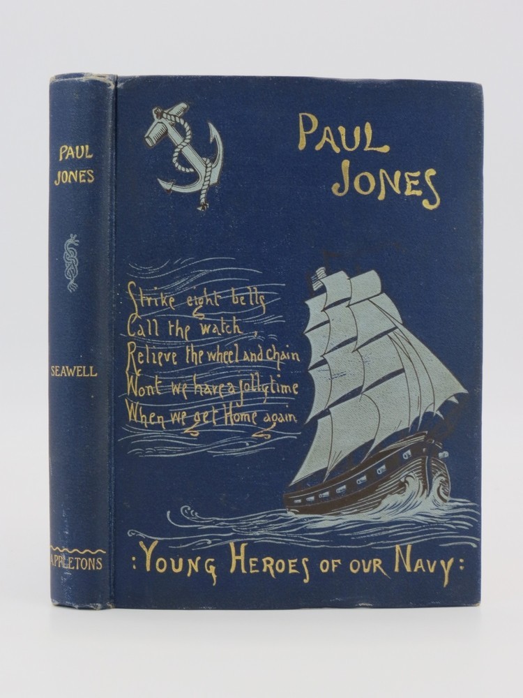 PAUL JONES (FINE DECORATIVE BINDING) by Molly Elliot Seawell 1896