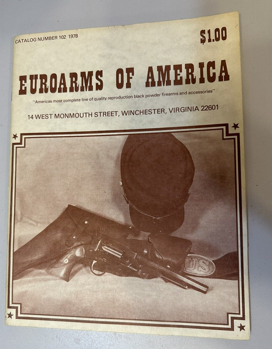 1998 Euroarms Of America Pistol Revolver Guide catalog Book, Vintage
