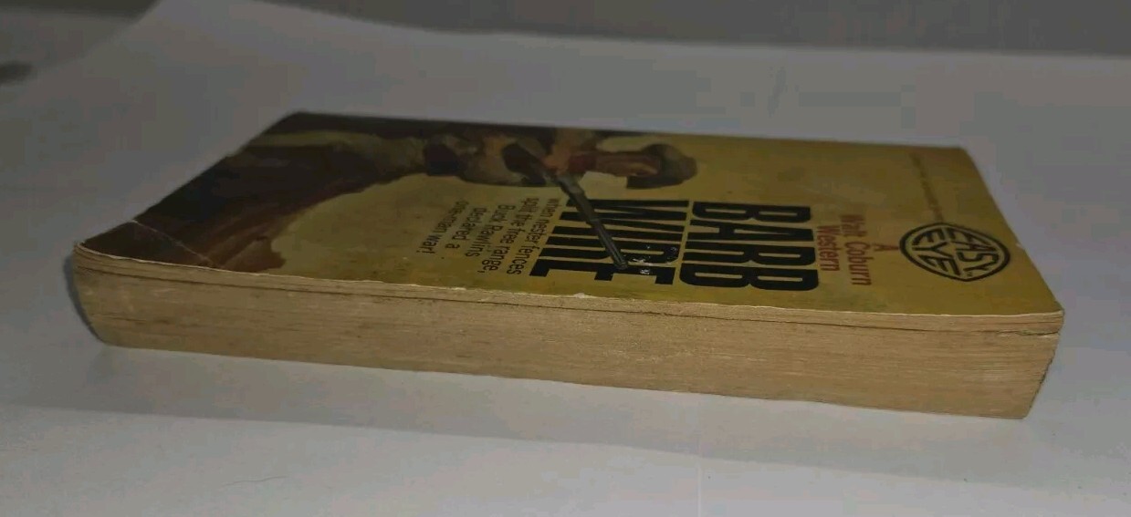 Barb Wire Walt Coburn 1968 Lancer Easy Eye Larger Type Print Paperback