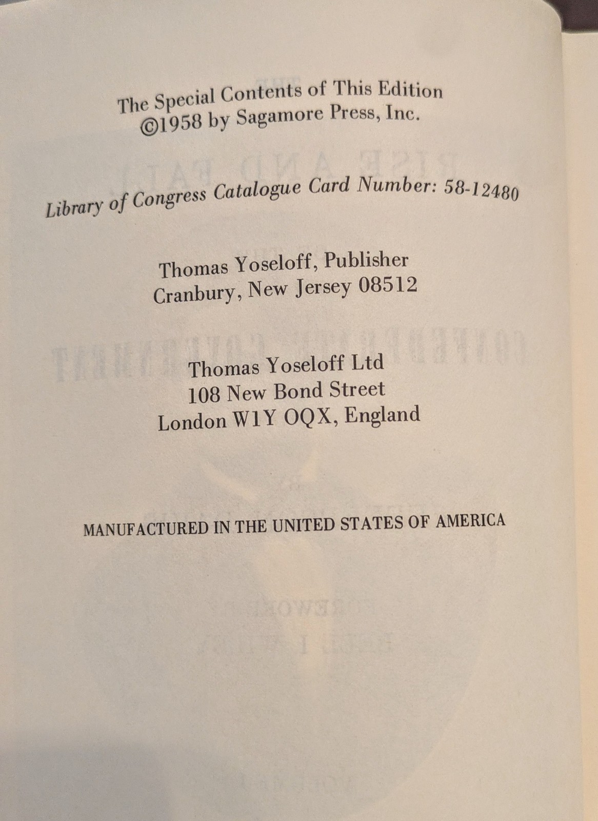 The Rise and Fall of the Confederate Government / Jefferson Davis 1958 2-Vol Set