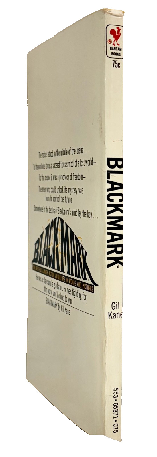Blackmark by Gil Kane 1971 Fine First ed. of the First Graphic Novel Bantam PB