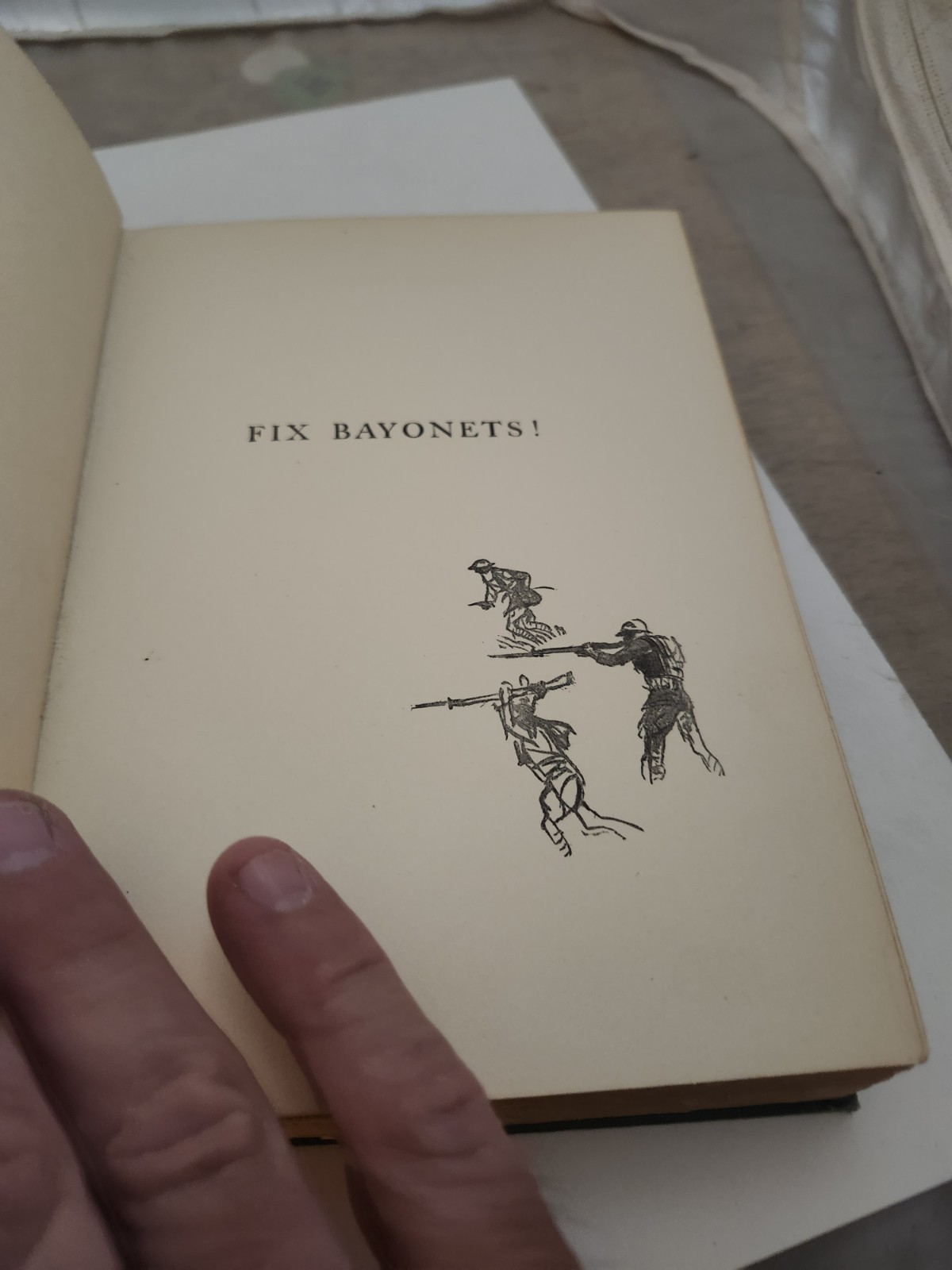 Fix Bayonets Capt Thomason USMC WW1 1/5 Marines 1927 Hardcover