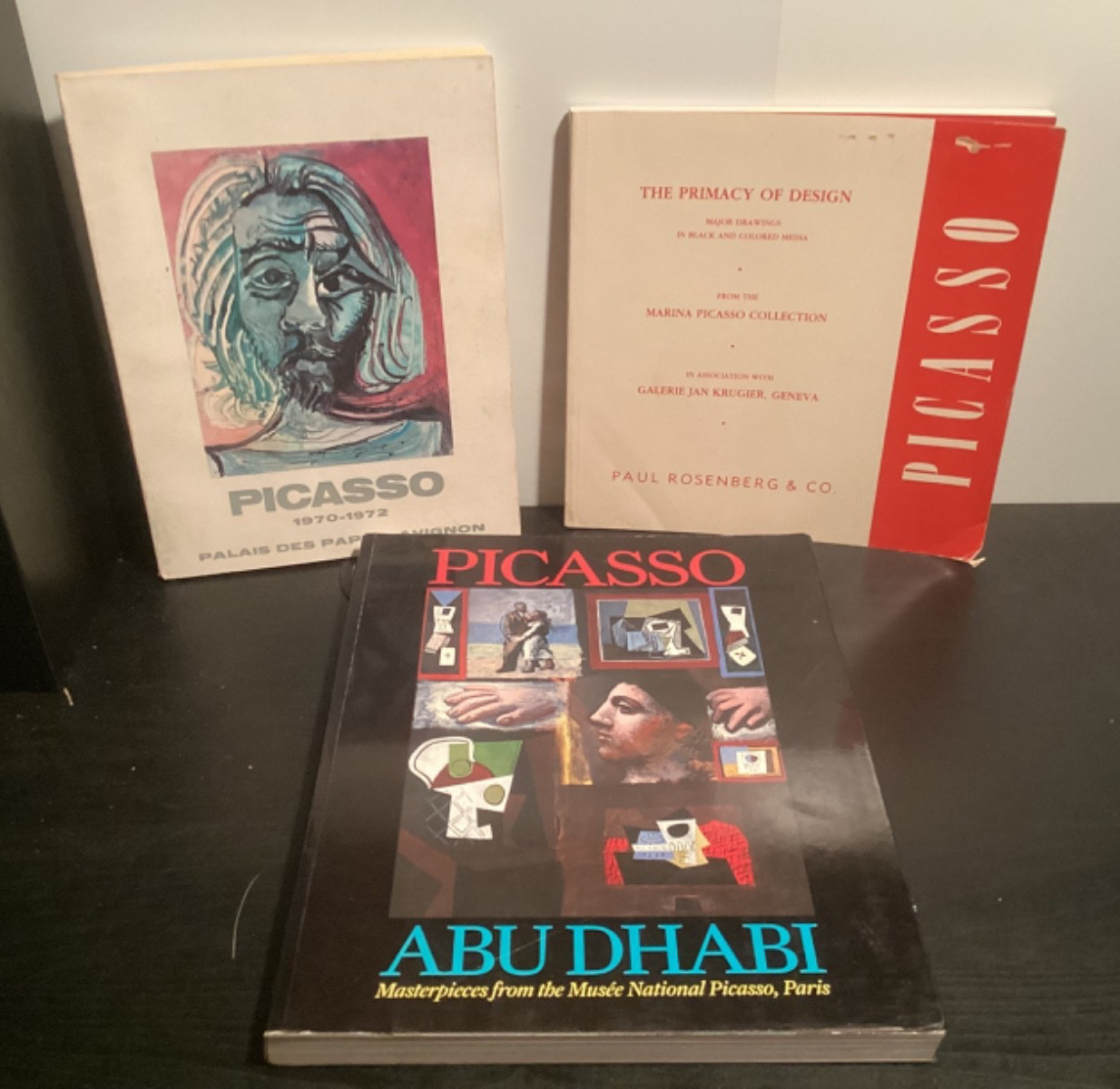 1973-2008 3 SCARCE Pablo Picasso Gallery Exhibition Books – See Below
