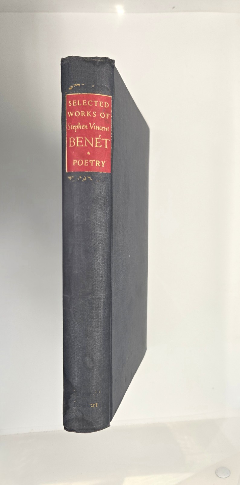 Selected Works of Stephen Vincent Benét Vol 1 Poetry 1942 Hardcover