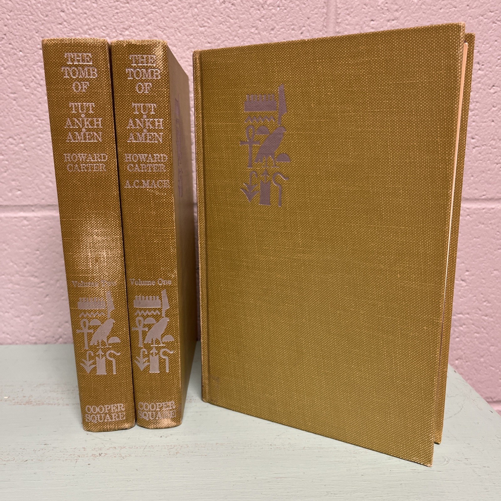 The Tomb of Tut-Ankh-Amen – Volumes 1-3 – Howard Carter – 1963 Ex-Library HC