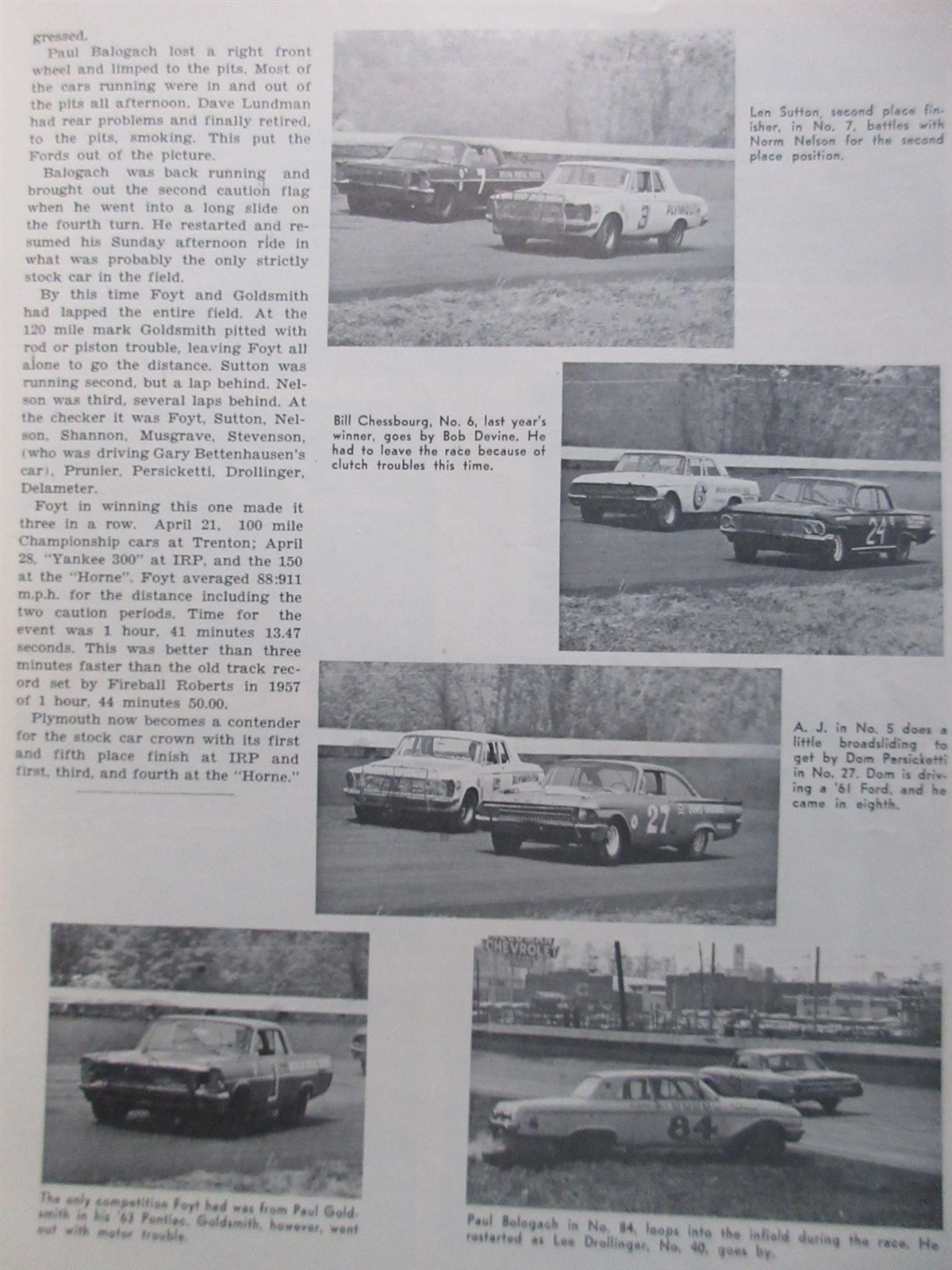 Auto sports International Racing Magazine August 1963 Ford Goes To Indy