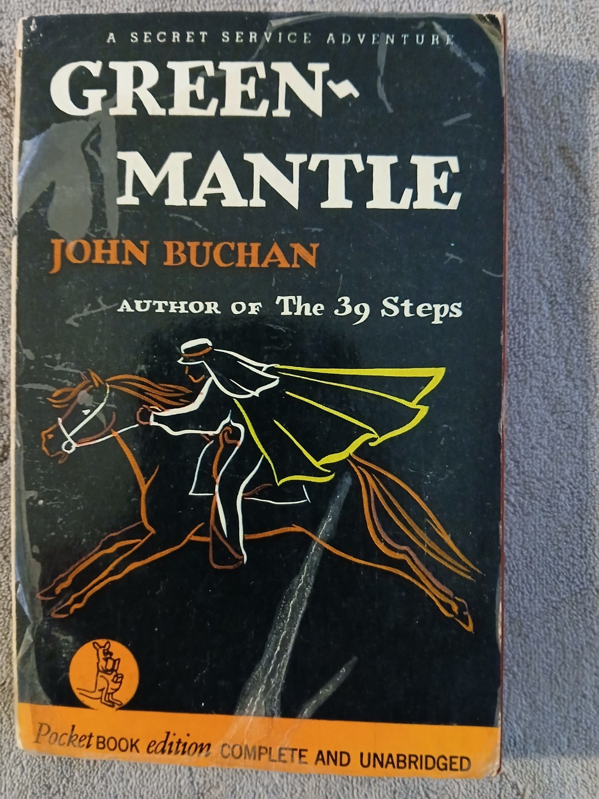 Green-Mantle by John Buchan Vintage 1941 1st Pocketbooks Edition-Good