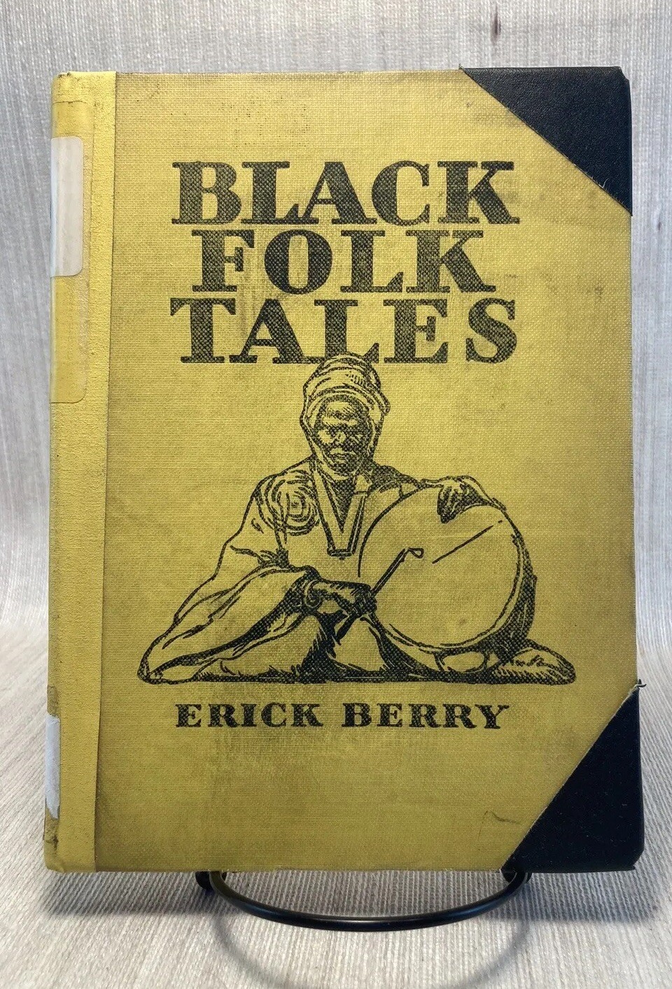 1928 Black Folk Tales Written &Illustrated by Erick Berry,1st Edition,Ex library