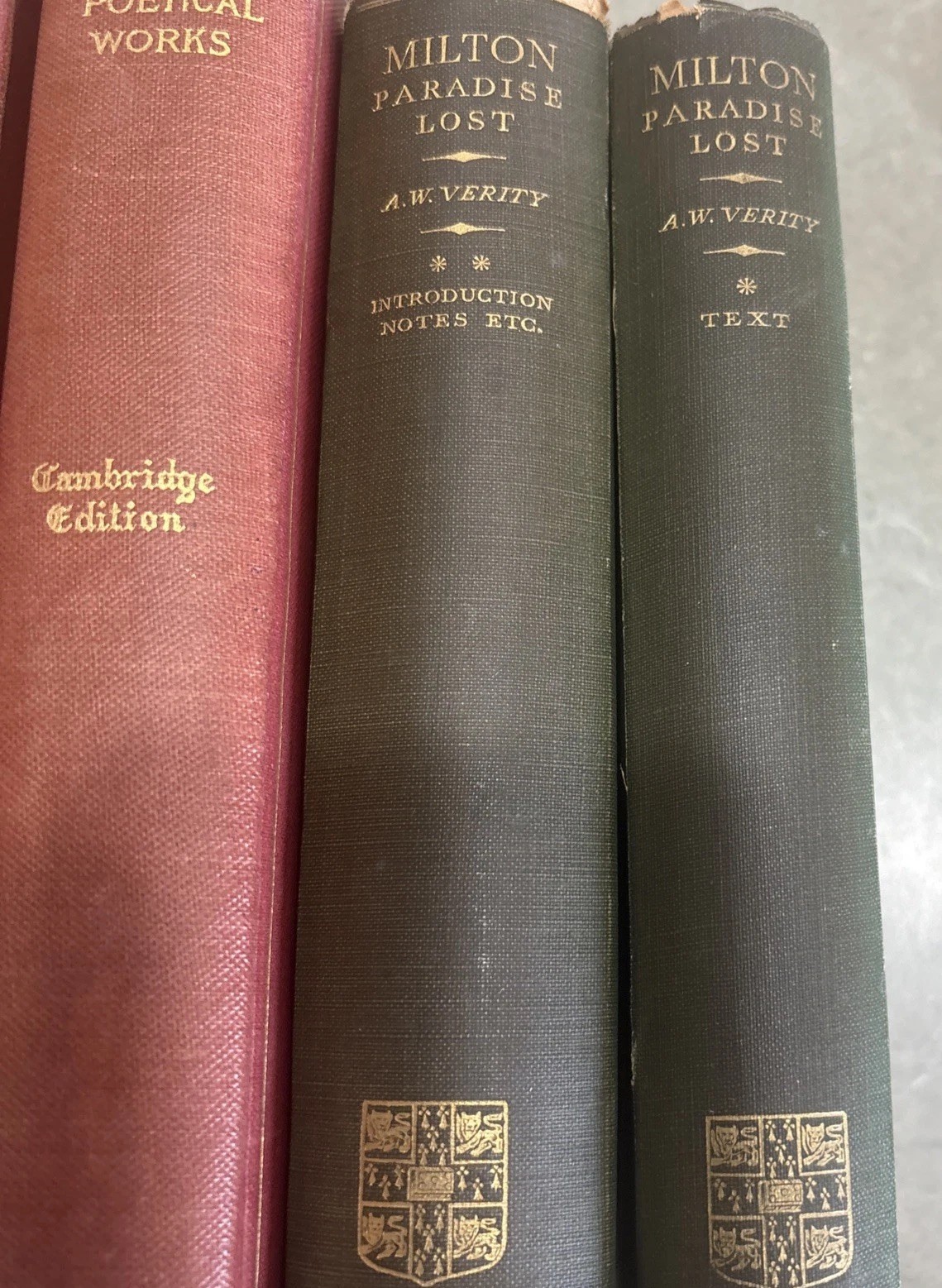 John Milton’s Antique Book Lot