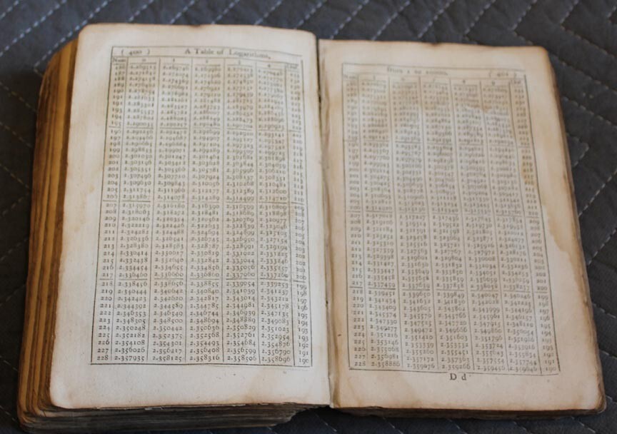 1760 Navigation New Modell’d or A Treatise of Geometrical Trigonometrical Math