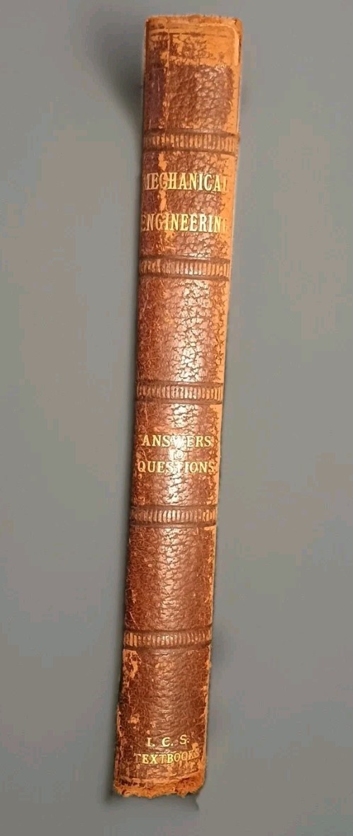 1897 ICS Mechanical Engineering Answers To Questions #19502