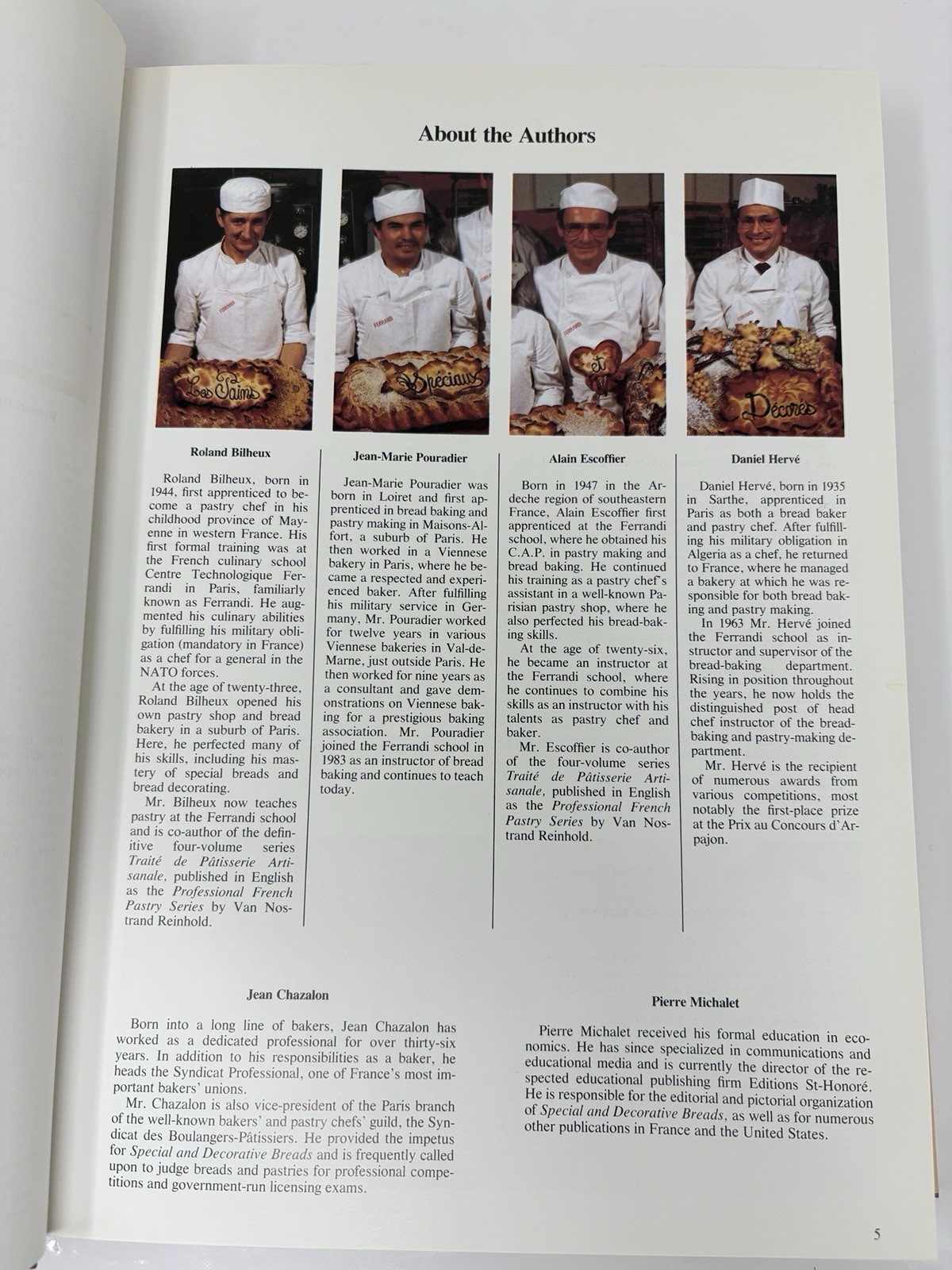 „Special and Decorative Breads“ Bilheux & Escoffier et al. (1989) Baking HCDJ