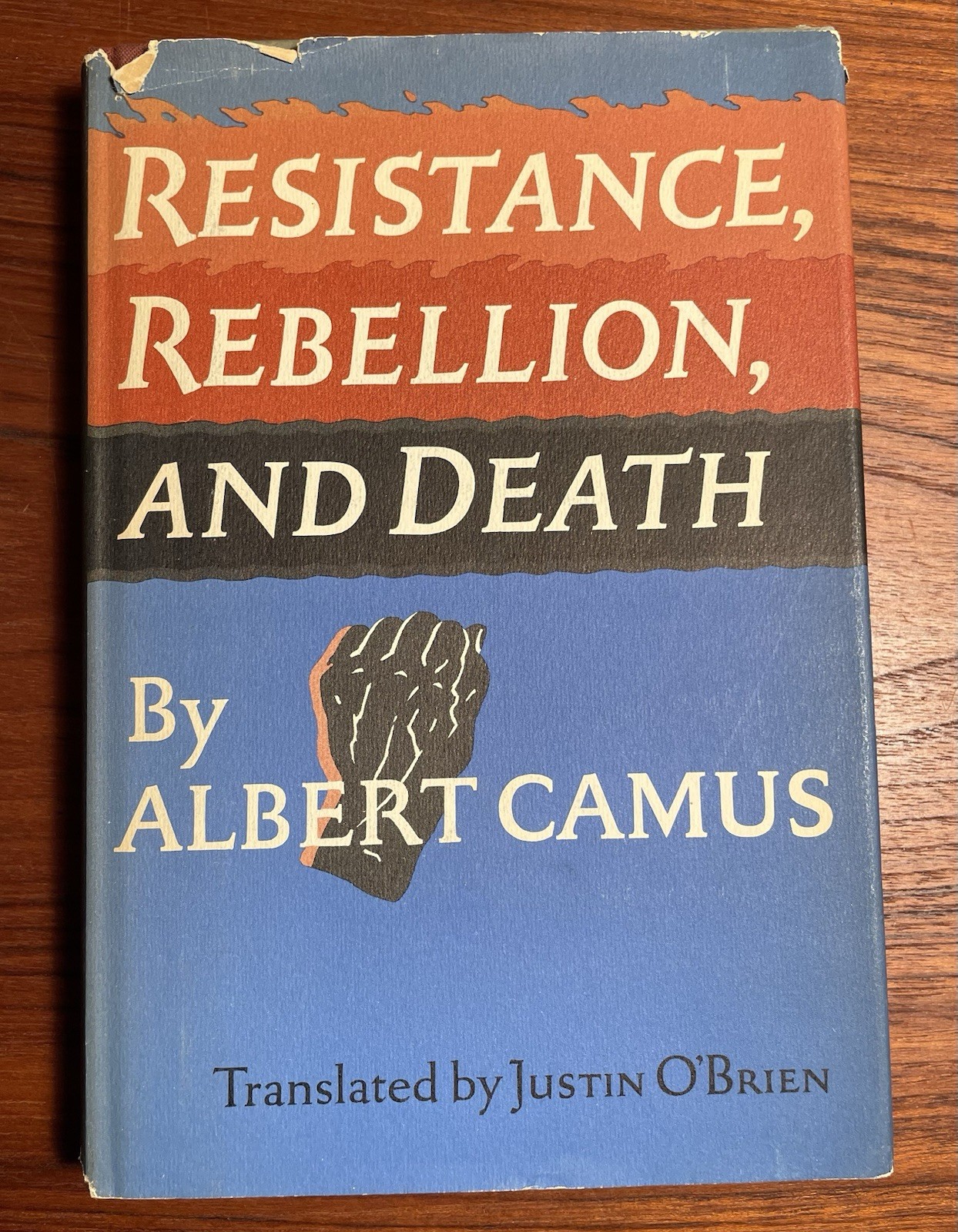 Resistance, Rebellion, and Death by Albert Camus 1st American Edition 1960 HC/DJ