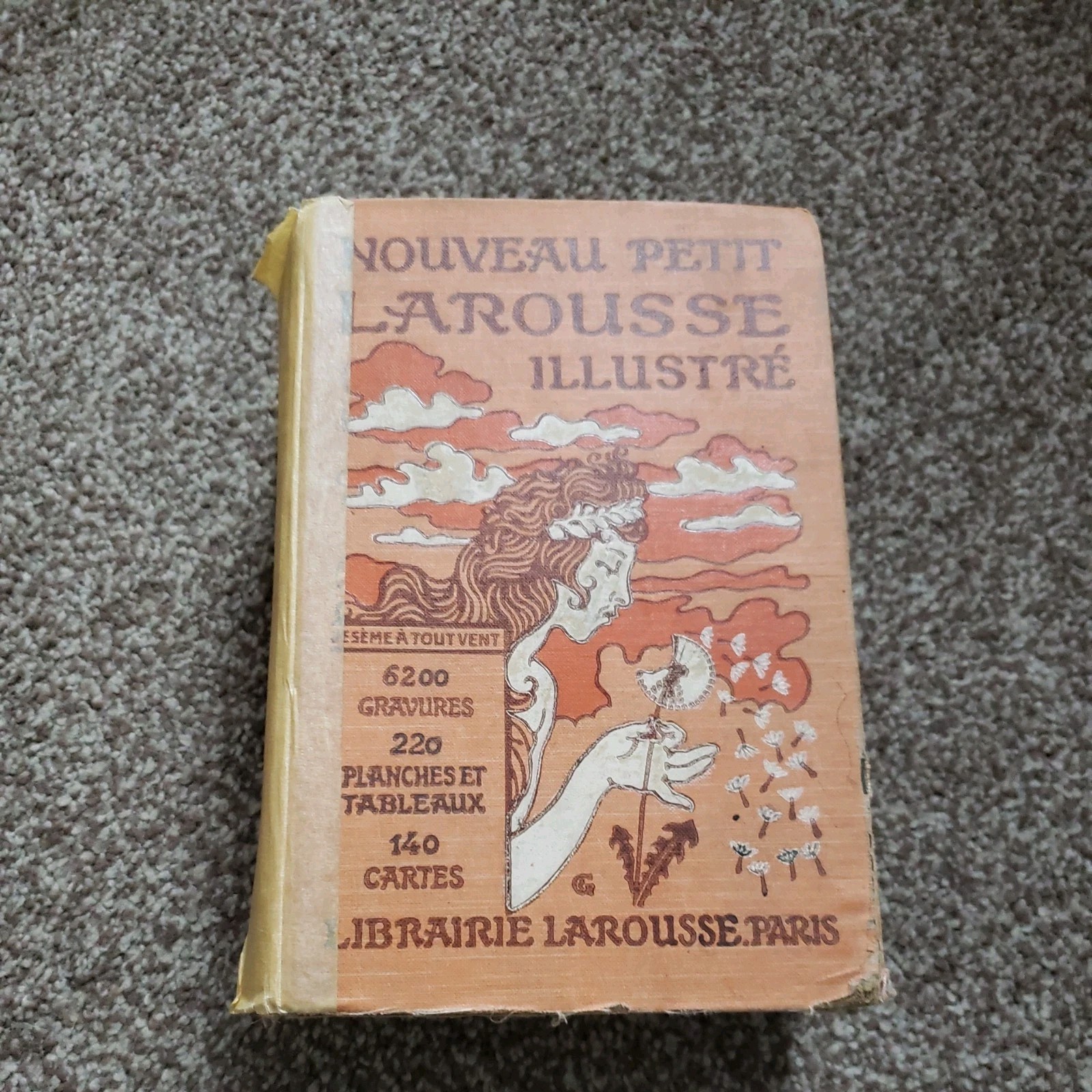 1930 Nouveau Petit Larousse Illustré Dictionary French, Claude Auge