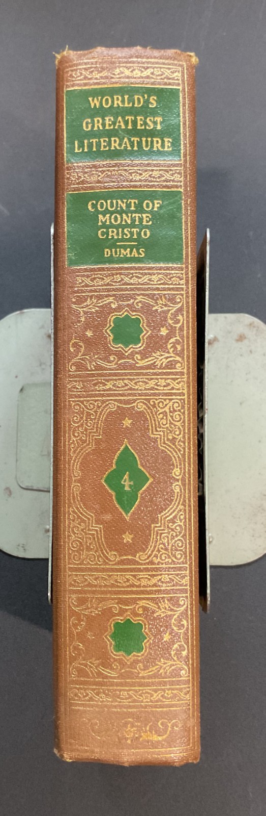 Vintage Count of Monte Cristo World’s Greatest Literature Vol 4 Dumas 1936