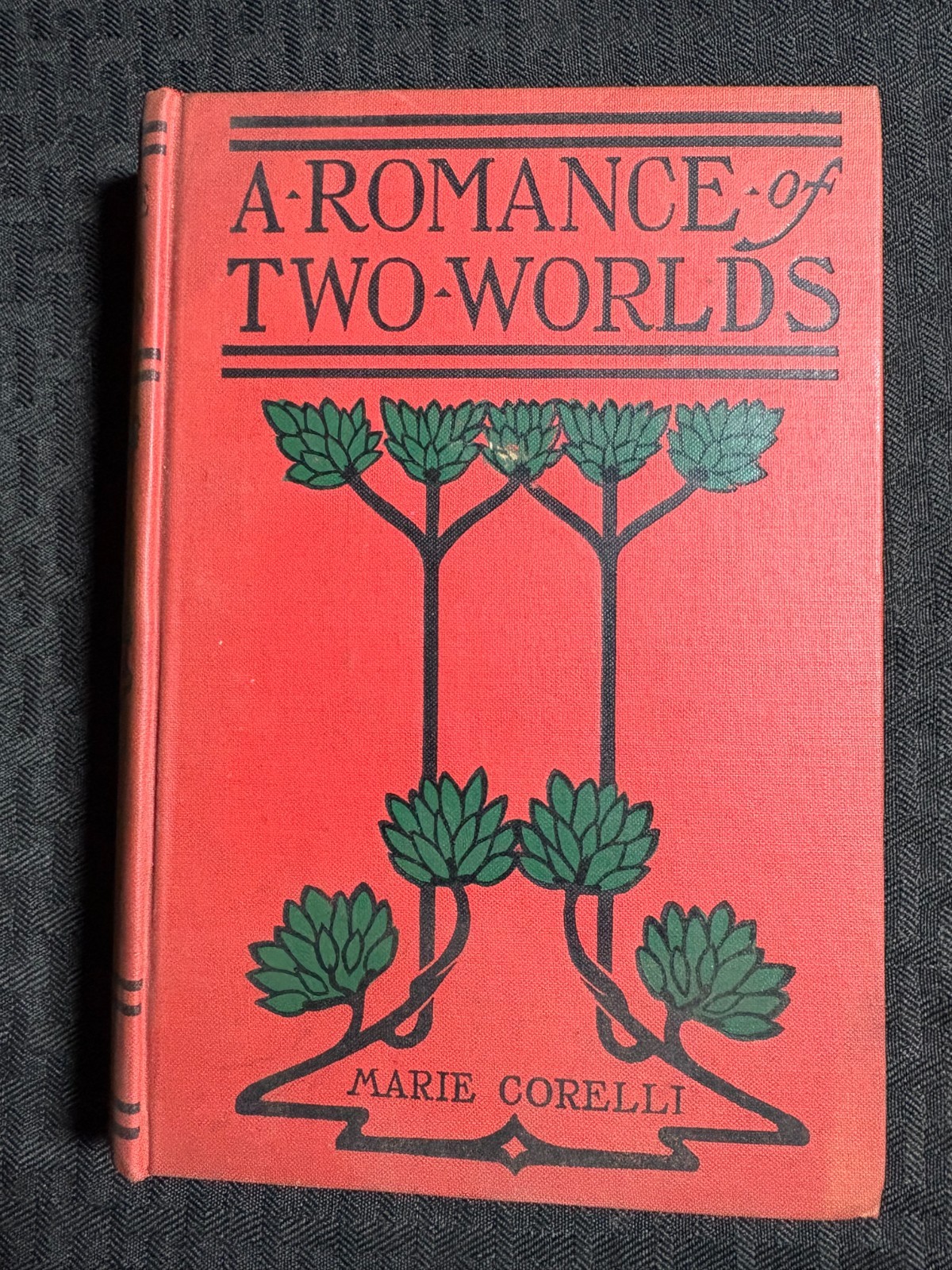 Vintage A ROMANCE OF TWO WORLDS by Marie Corelli HC VG+ 4.5 Grosset & Dunlap
