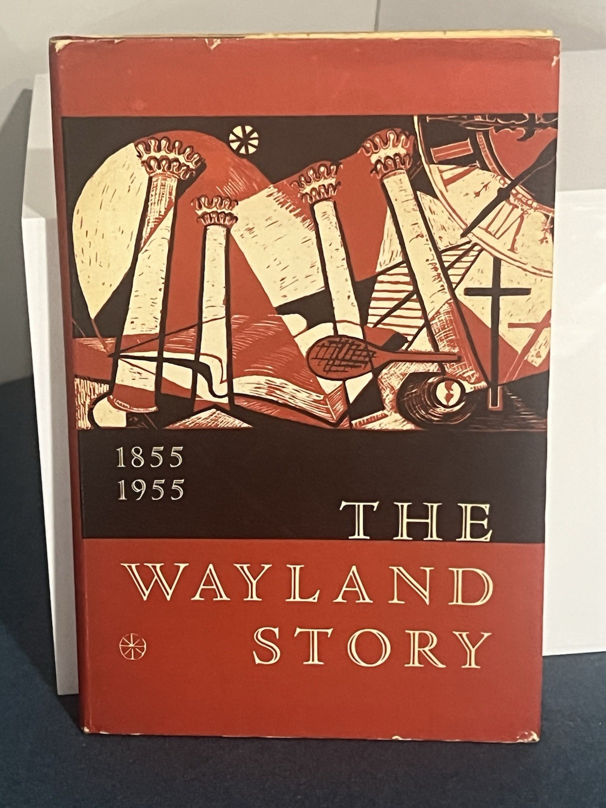 The Wayland Story 1855-1955 Alton Edward Wichman 1954 Beaver Dam WI School Book