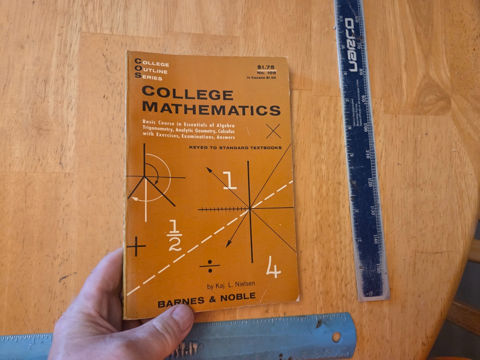 College Mathematics – Kaj Neilsen – Barnes & Noble College Outline Series – 1963