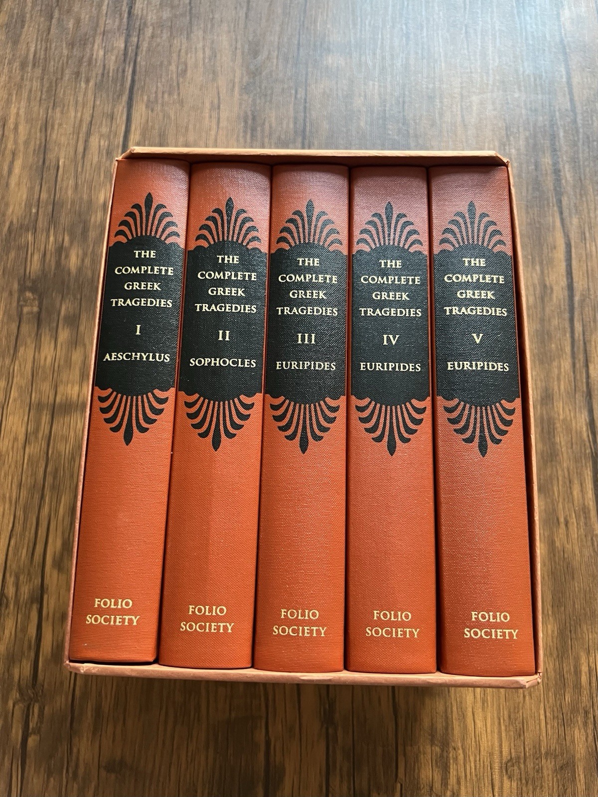 The Complete Greek Tragedies (5v.) – Folio Society – Plays – 2011 1st ed. – VGC