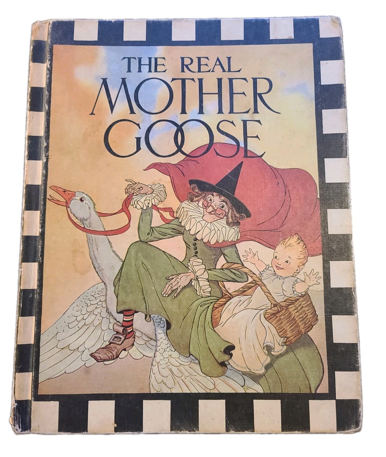 The Real Mother Goose 56th Printing 1971 Hardcover Classic Nursery Rhymes