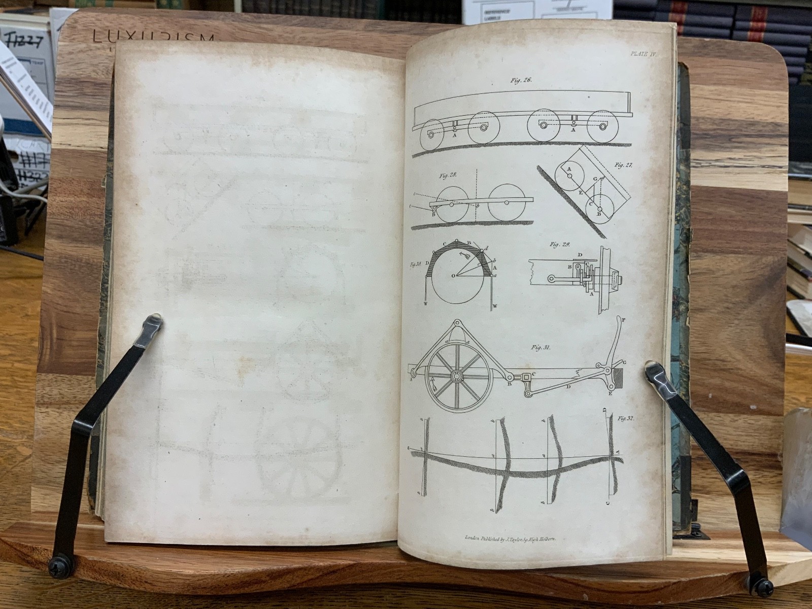 1836 Elemental Locomotion (Gordon) + Rail-Roads & Carriages (Tredgold) Complete
