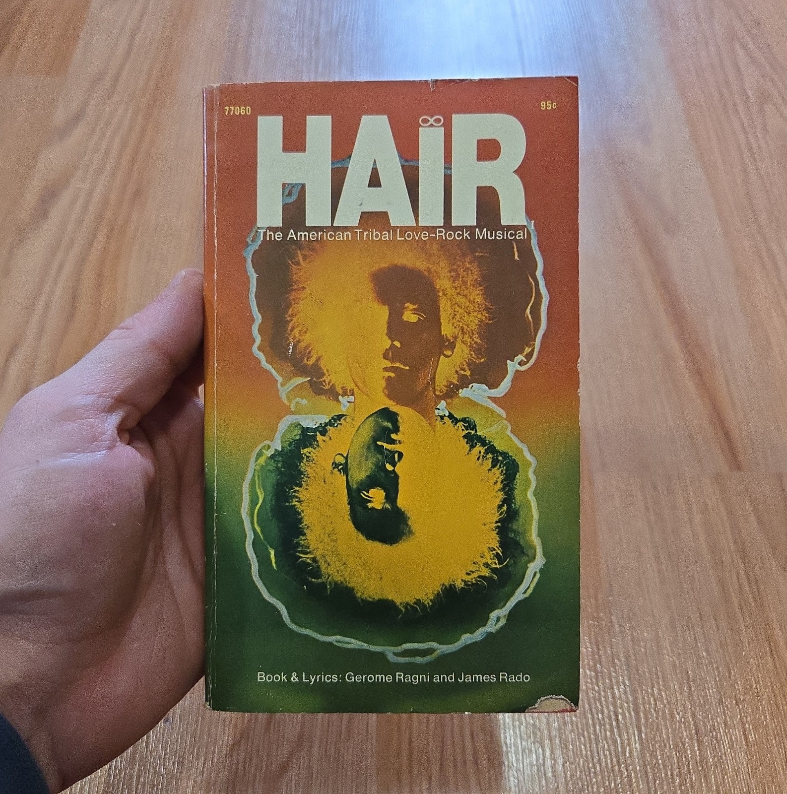 Hair Pocket Book VTG PAPERBACK Pulp Gerome Ragni James Rado 1st 1969 Musical