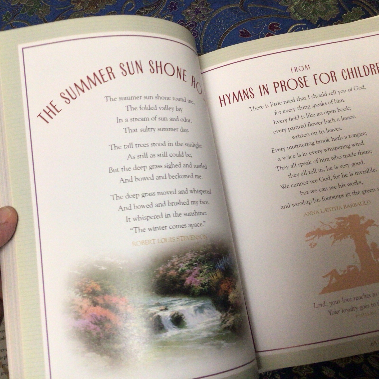 Thomas Kinkade A Child’s Garden Of Verses Featuring Robert Louis Stevenson 1999