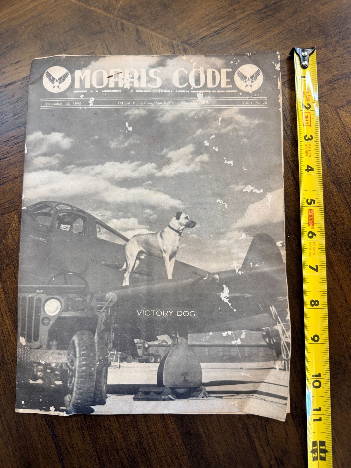 Vintage Morris Code World War ll Magazine Publication for Military READ WEAR