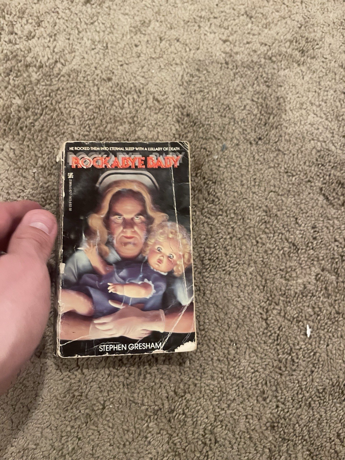Rockabye Baby Stephen Gresham 1984 Zebra 1st Print Horror Vintage