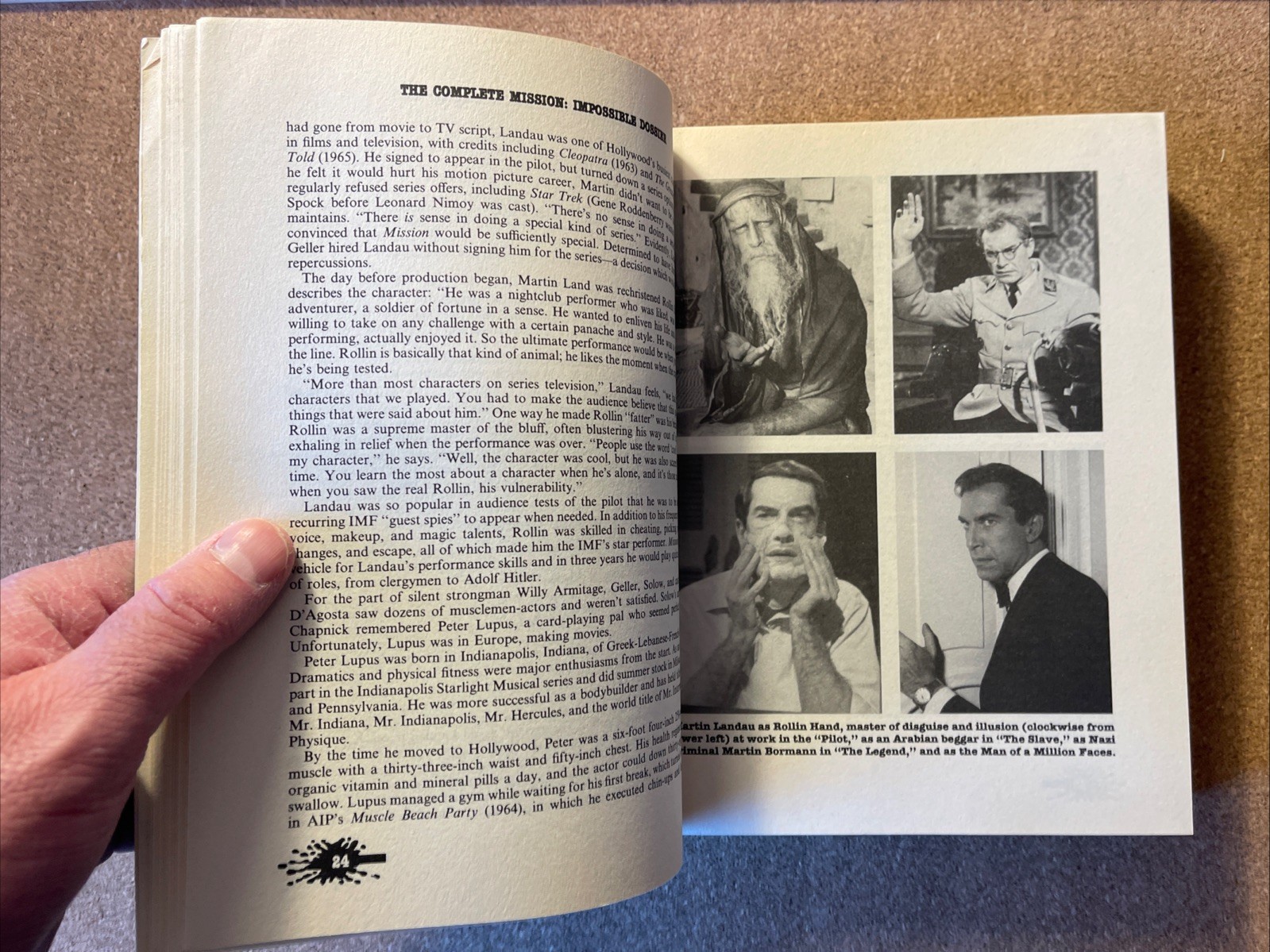 Mission Impossible Dossier, Good Cond. Large Paperback 1st Print 1991 US Edition