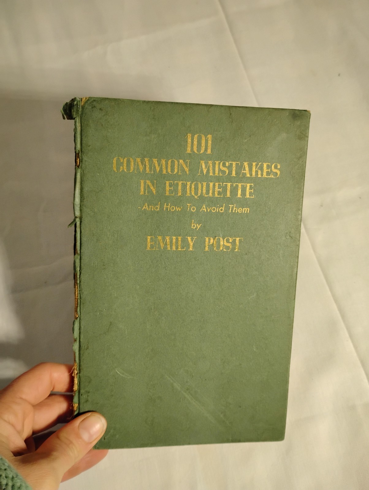 101 Common Mistakes in Etiquette and How to Avoid Them Emily Post 1939 Vintage