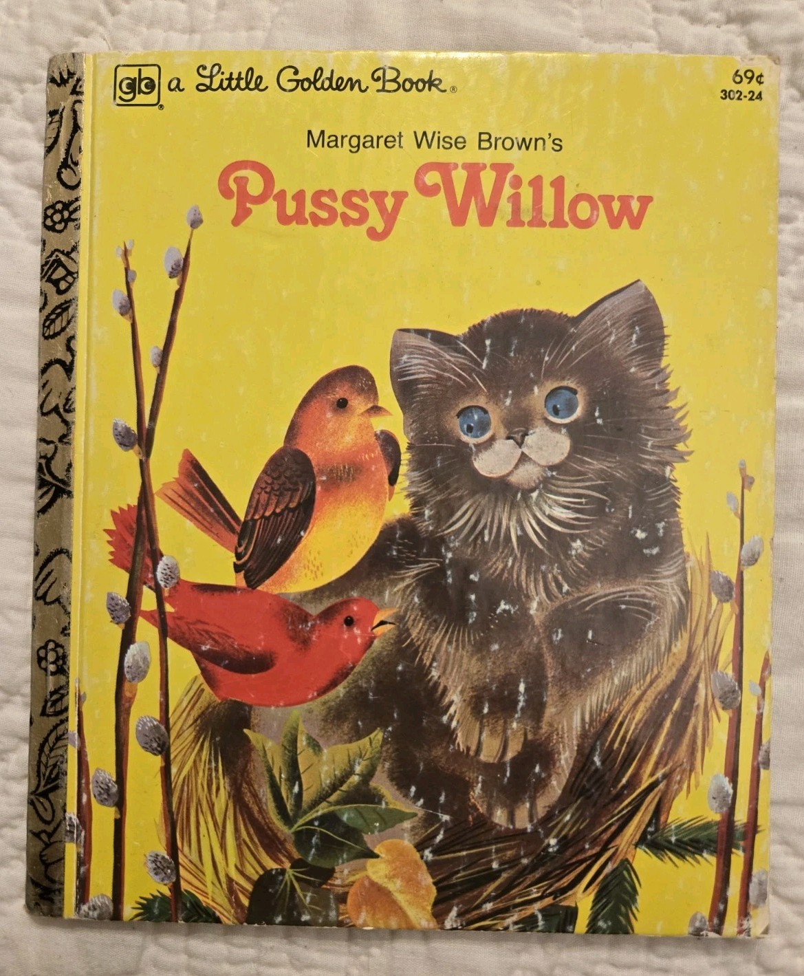 Pussy Willow Book Margaret Wise Brown A Little Golden Vintage 1980 Edition