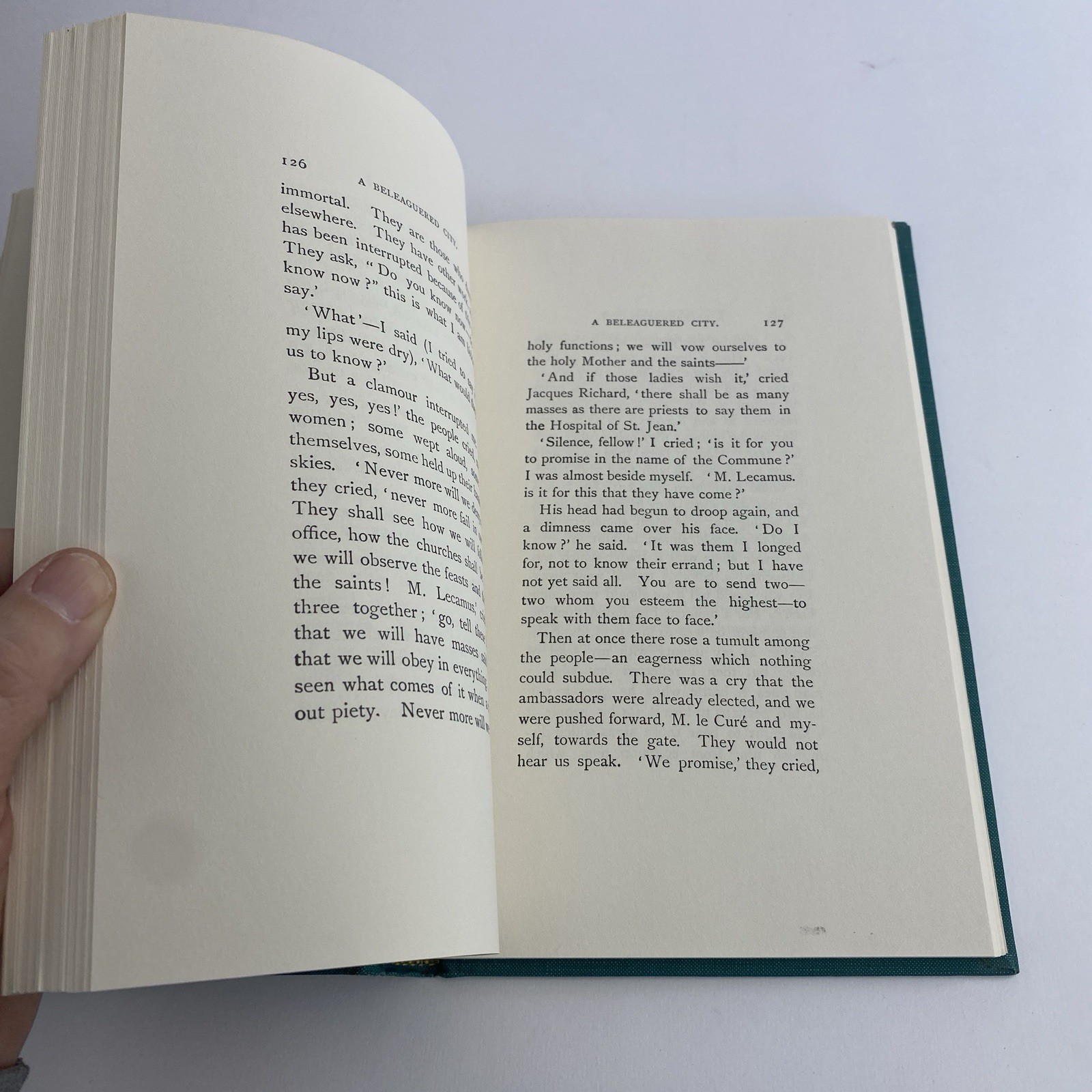 Vintage Book A Beleaguered City City Of Semur Haute Bourgogne Mrs Oliphant 1970