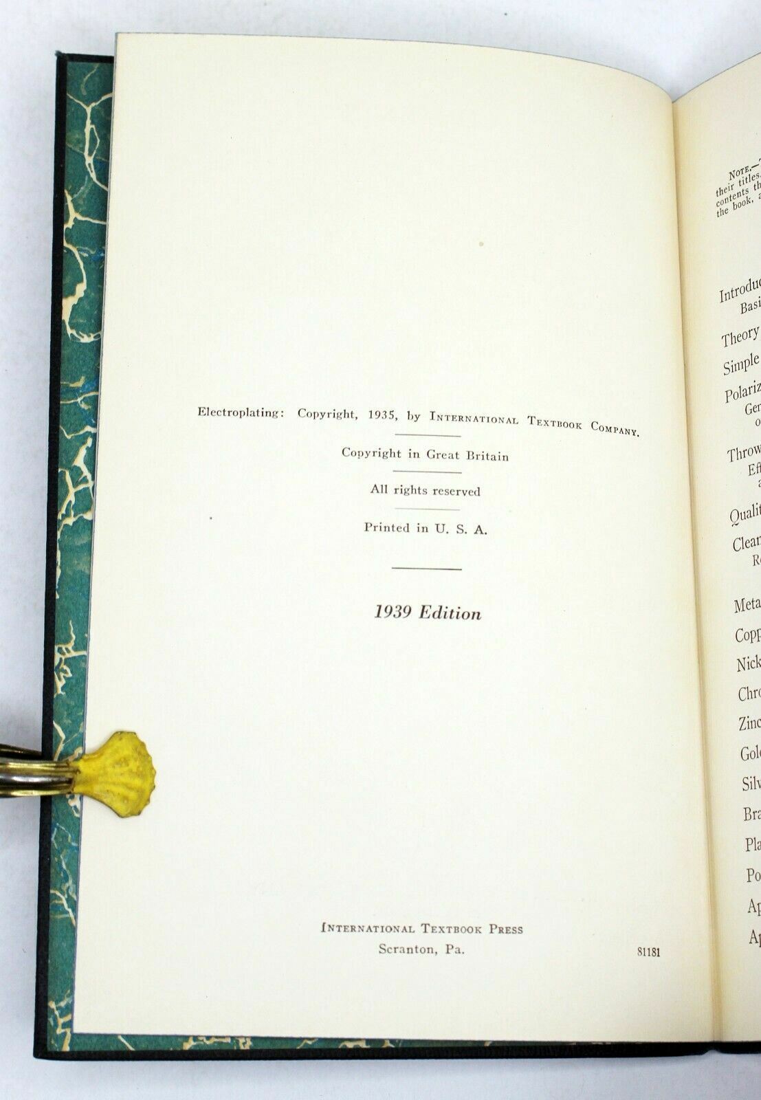 Vintage 1939 ELECTROPLATING J.V. Alfriend POLARIZATION Electrolytic Cleaning ++