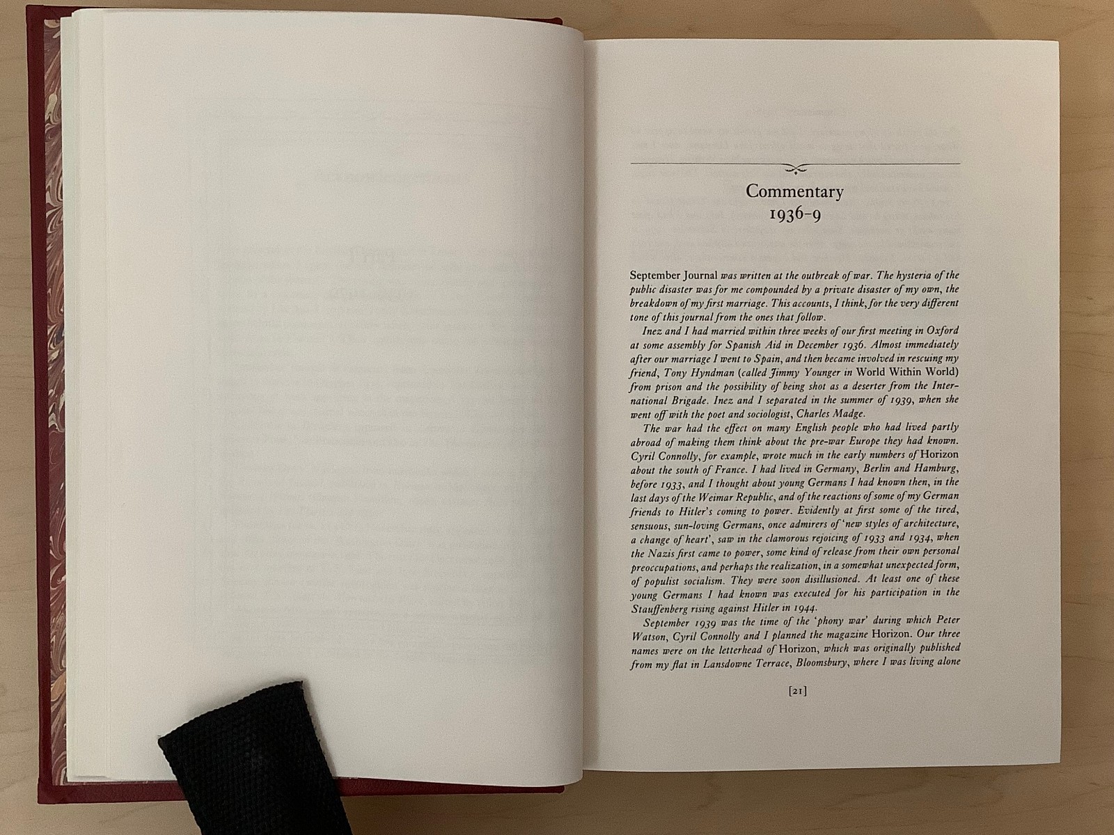 Journals 1939-1983 by Stephen Spender – Signed 1st Edition – Franklin leather