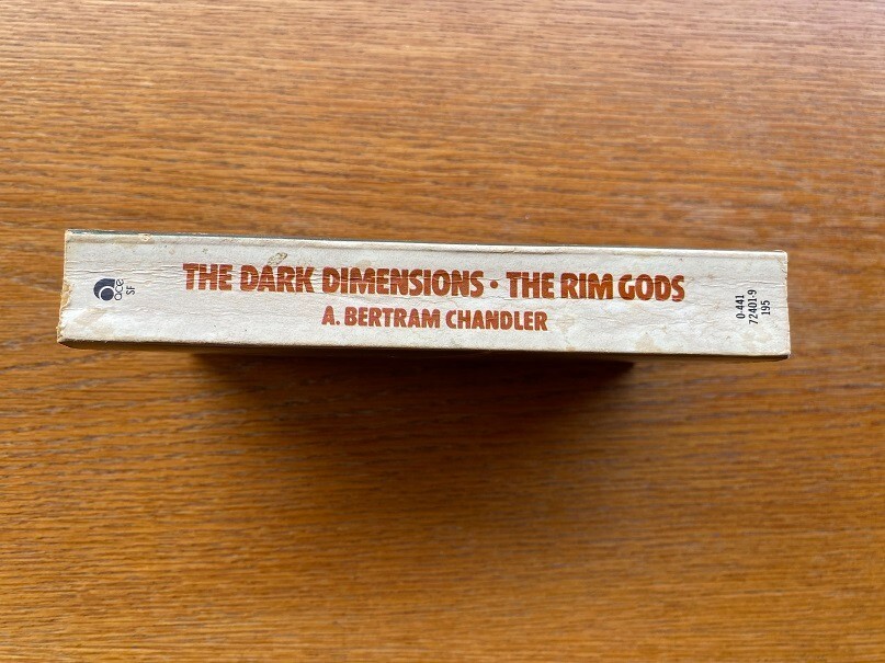 A. Bertram Chandler The Dark Dimensions / The Rim Gods Book # 3 Very good SC Ace