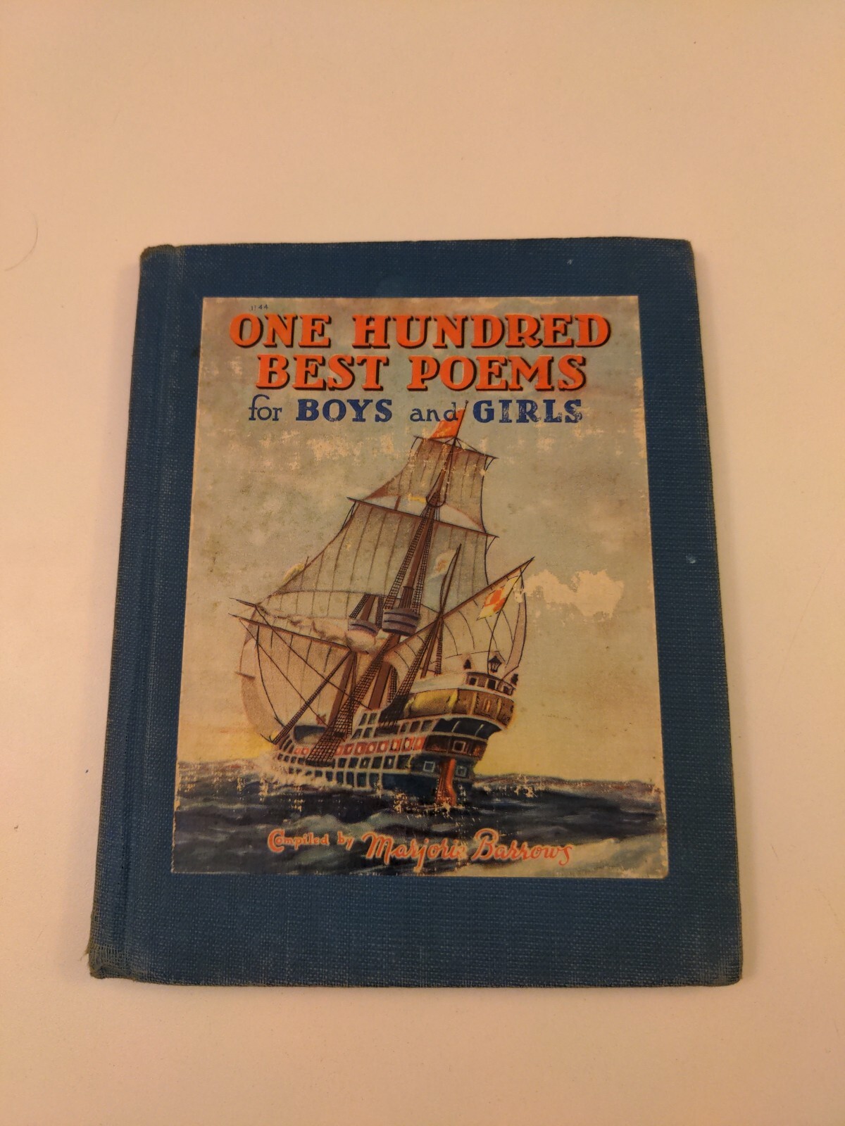 Vtg One Hundred Best Poems for Boys and Girls Compiled By Marjorie Barrows 1930