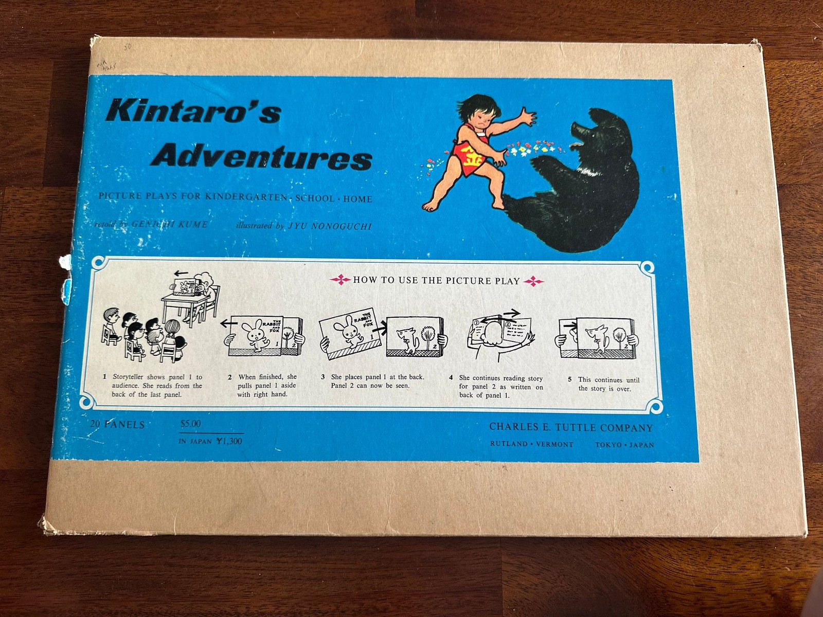 Kintaros Adventures Picture Play Charles E Tuttle Company Vintage Boxed Set