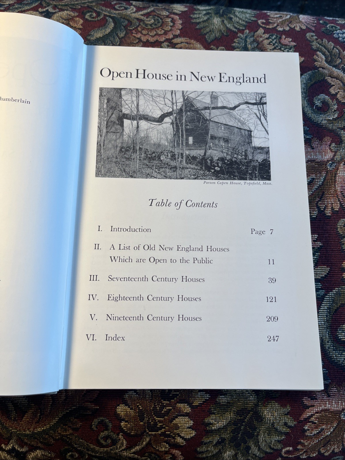 Open House In New England, Samuel Chamberlain, HC/DJ/VG, 280 photos