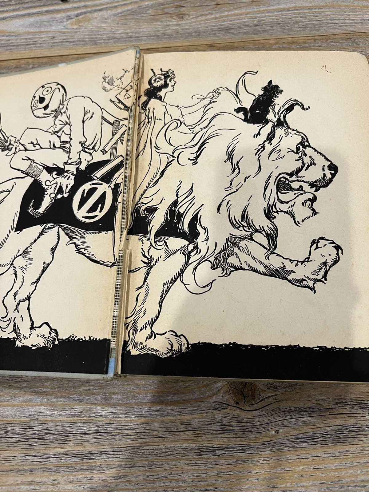 The COWARDLY LION of OZ – Ruth Plumly Thompson 1923 HC