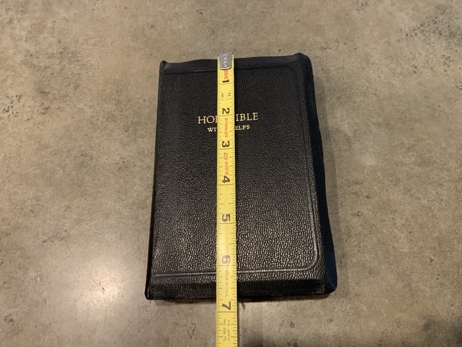Antique Holy Bible With Helps Old & New Testament King James Version Holy Land