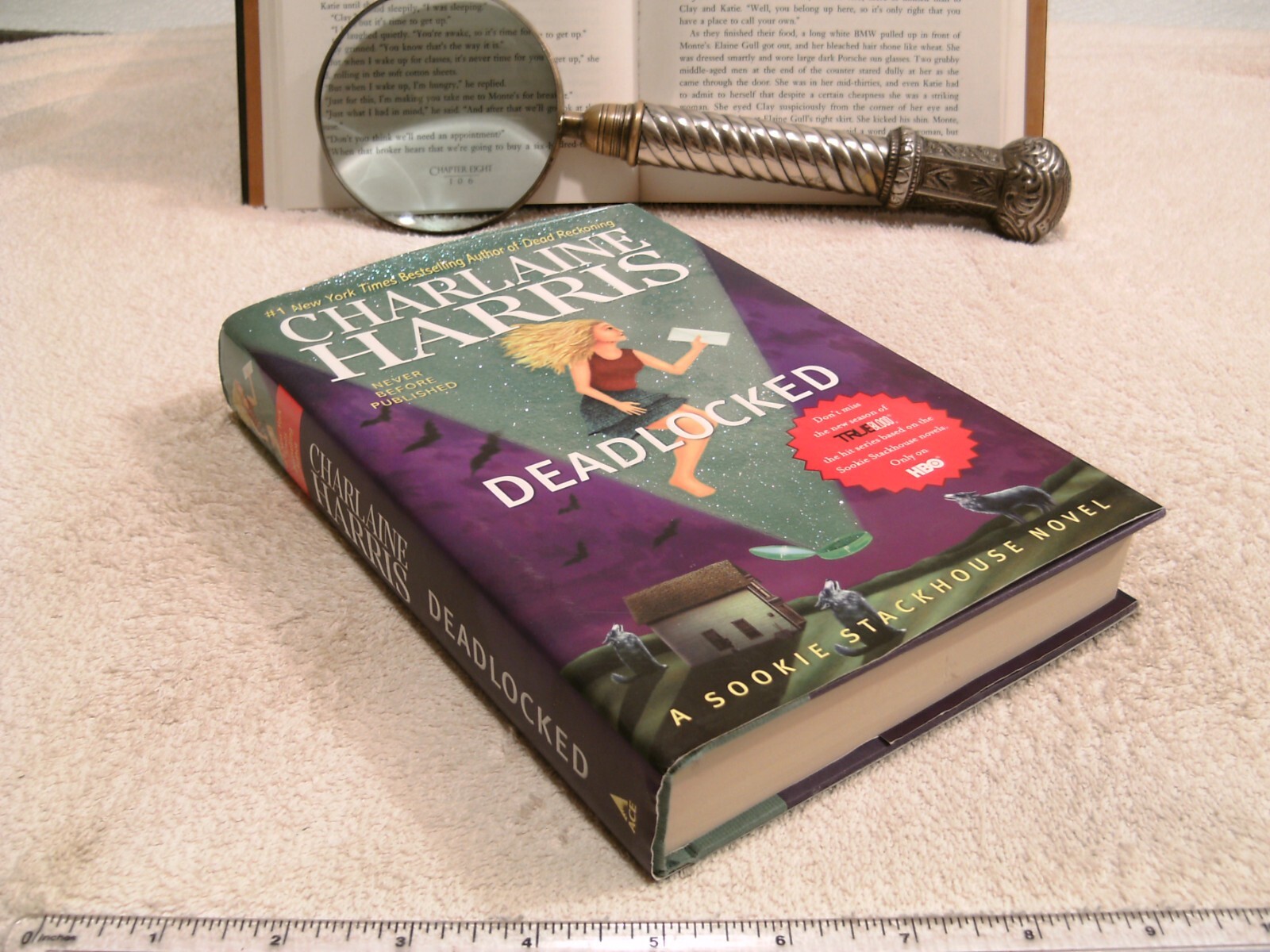 Charlaine Harris *DEADLOCKED* HC/DJ 1st Edition – 1st Printing