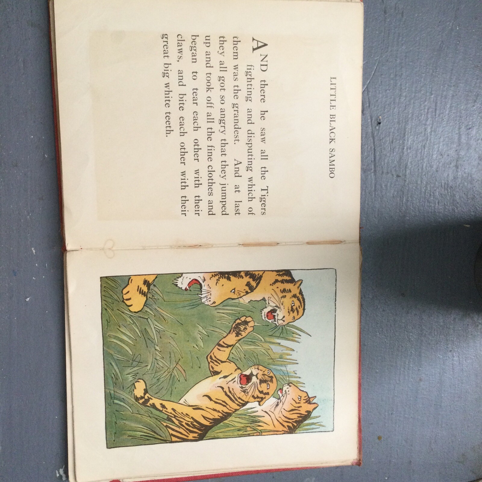FIRST ED. 1919 HARDCOVER THE LITTLE BLACK SAMBO 24 Colored Illustrations HC