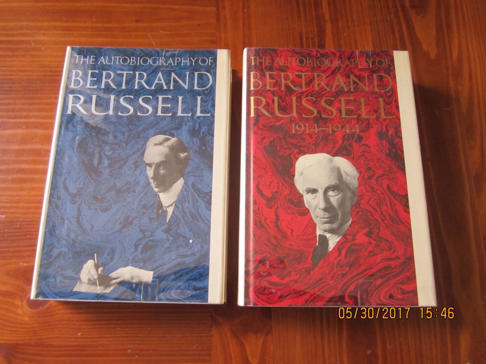 The Autobiography of Bertrand Russell 1872-1914 1914-1944 1st 2 volume Set HC/DJ